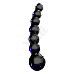 Skleněný masturbátor Icicles No 66 Black