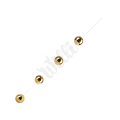 4 zlaté kuličky na šňůrce You2Toys Golden Beads