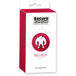 Kondomy Secura Big Boy 60 mm 24 ks