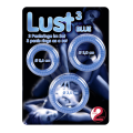 Sada kroužků různých velikostí 3 ks Lust 3 Blue