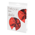Nálepky na bradavky Lola Games Burlesque Blaze červené