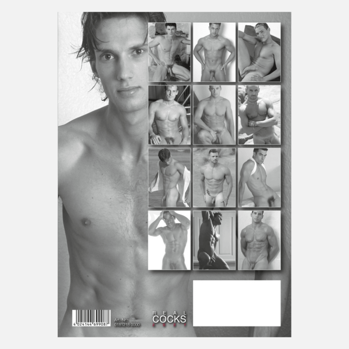 Kalendář Pin-up Calendar Real Cocks 2027