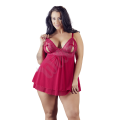 Červená noční košilka Babydoll