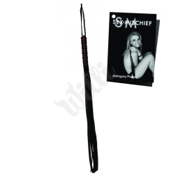 S&M Mahogany Flogger - černý bič 76cm