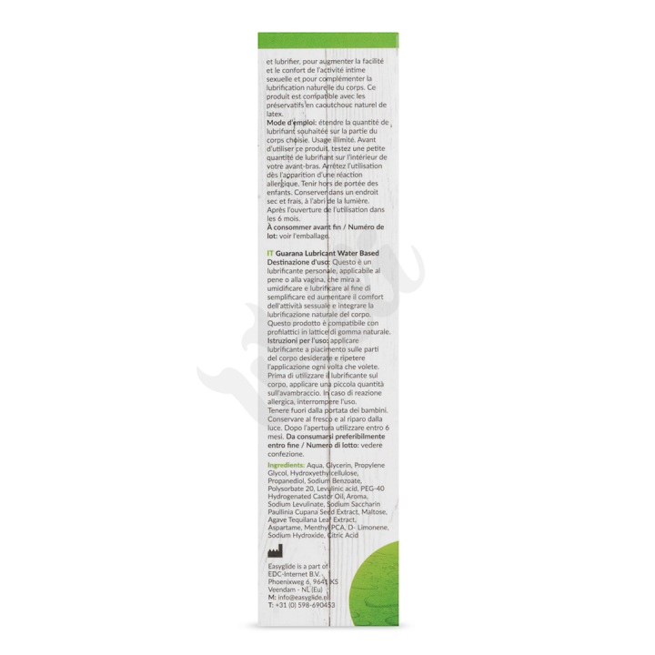 EasyGlide Energy Guarana Waterbased Lubricant - 30ml