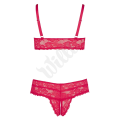 Souprava Cottelli Curves Bra and Briefs red