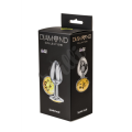 Anální kolík Lola Games Diamond Sparkle Small žlutý